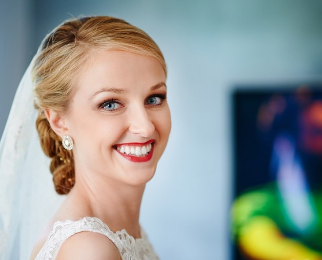 Удачный макияж - залог прекрасного настроения невесты