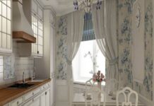 Выбор текстиля под характер дома: шторы для кухни в стиле прованс, шале или модерн